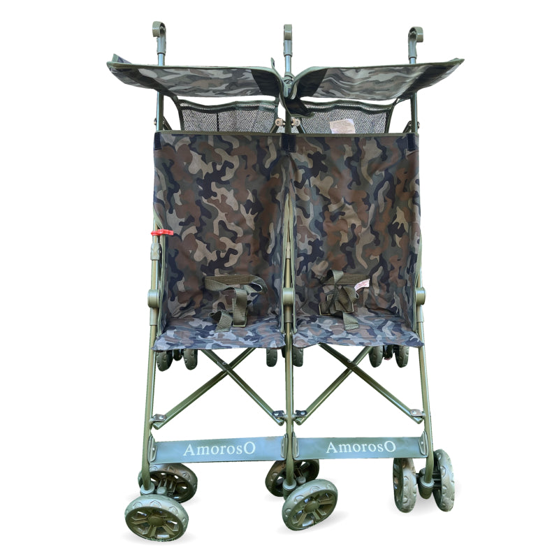 side by side umbrella stroller Amoroso®