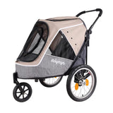 Ibiyaya® - 2.0 Foldable 3-Wheel Pet Stroller-Trailer Combo for Running & Hiking