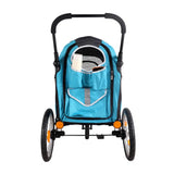 Ibiyaya® - 2.0 Foldable 3-Wheel Pet Stroller-Trailer Combo for Running & Hiking