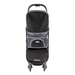 Ibiyaya® - Speedy Fold Pet Buggy, Foldable Pet Stroller, 4-Wheel Medium Buggy