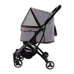 Ibiyaya® - Speedy Fold Pet Buggy, Foldable Pet Stroller, 4-Wheel Medium Buggy