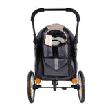 Ibiyaya® - 2.0 Foldable 3-Wheel Pet Stroller-Trailer Combo for Running & Hiking