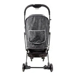 Ibiyaya® - Speedy Fold Pet Buggy, Foldable Pet Stroller, 4-Wheel Medium Buggy