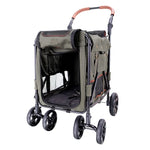 Ibiyaya® - 4-Wheel Detachable Carrier Wagon Stroller for Senior and Injured Pets