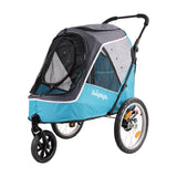 Ibiyaya® - 2.0 Foldable 3-Wheel Pet Stroller-Trailer Combo for Running & Hiking