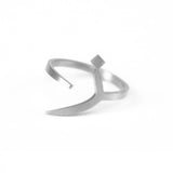 Adjustable Arabic Zay (Z) Letter Ring - Brass, Gold / Silver Plating - Unisex