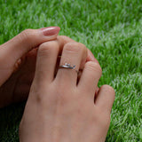 Adjustable Arabic Ta (T) Letter Ring - Brass, Gold / Silver Plating - Unisex