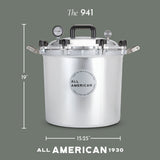 All American - 941 – 41.5QT CANNER/COOKER