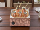Traditional Handcrafted Copper Sand Coffee Maker Machine – 1000W, 110 or 220Volt