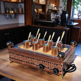 Traditional Handcrafted Copper Sand Coffee Maker Machine – 2000W, 110 or 220Volt