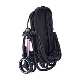 Ibiyaya® - Retro Luxe 4-Wheel Foldable Pet Pram Stroller with Two Openings