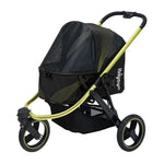 Ibiyaya® -Pet Stroller 3-Wheel All-Terrain W/ Double Breaks for Running & Hiking