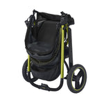 Ibiyaya® -Pet Stroller 3-Wheel All-Terrain W/ Double Breaks for Running & Hiking