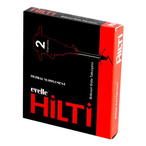 Evelle HILTI Herbal Supplement Enhance Performance & Vitality For Men 2 Capsules