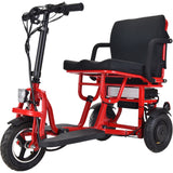 MotoTec USA® - Red Folding Mobility Electric Trike 48v 700w Dual Motor Lithium