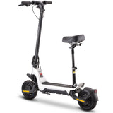 MotoTec® - Fury 48v 1000w Lithium Electric Scooter Silver