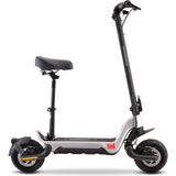 MotoTec® - Fury 48v 1000w Lithium Electric Scooter Silver