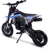MotoTec® - Hooligan 72cc 4-Stroke Gas Dirt Bike Blue