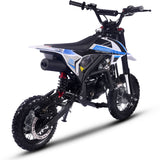 MotoTec® - Hooligan 72cc 4-Stroke Gas Dirt Bike Blue