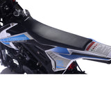 MotoTec® - Hooligan 72cc 4-Stroke Gas Dirt Bike Blue