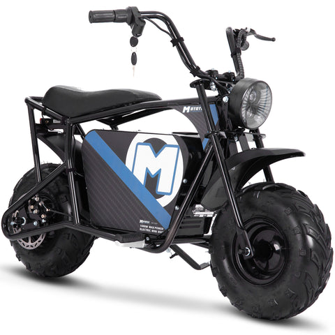 MotoTec® - 48v 1000w Electric Powered Mini Bike Black