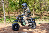 MotoTec® - 60v 1500w Electric Powered Mini Bike Lithium Black