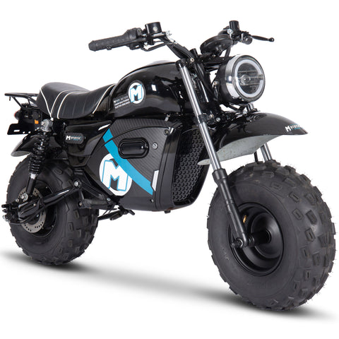 MotoTec® - 60v 1500w Electric Powered Mini Bike Lithium Black