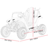 MotoTec® - Raider Kids UTV 48v 1200w Full Suspension