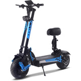 MotoTec® - Switchblade 60v 4000w Lithium Electric Scooter Blue