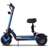 MotoTec® - Switchblade 60v 4000w Lithium Electric Scooter Blue