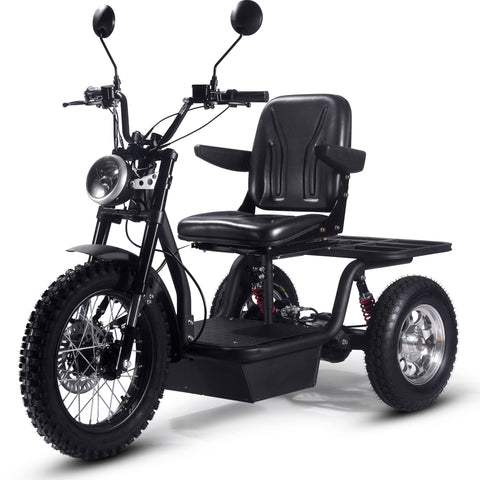 MotoTec® - Electric Trike 60v 1800w Black