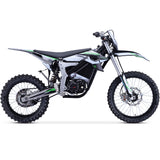MotoTec® - Venom 72v 12000w Electric Dirt Bike White