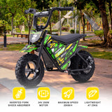 MotoTec® - 24v 250w (HP120E) Electric Powered Mini Bike