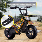 MotoTec® - 24v 250w (HP120E) Electric Powered Mini Bike
