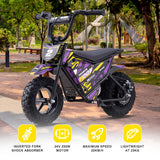 MotoTec® - 24v 250w (HP120E) Electric Powered Mini Bike