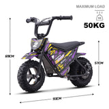 MotoTec® - 24v 250w (HP120E) Electric Powered Mini Bike
