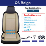 3 In1 Car Seat Cover With 10 Hidden Fan Cooling Heating Massage Or