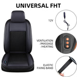 3 In1 Car Seat Cover With 10 Hidden Fan Cooling Heating Massage Or