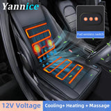3 In1 Car Seat Cover With 10 Hidden Fan Cooling Heating Massage Or