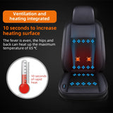 3 In1 Car Seat Cover With 10 Hidden Fan Cooling Heating Massage Or
