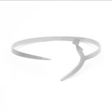 Adjustable Arabic Zay (Z) Letter Bracelet - Brass, Gold / Silver Plating -Unisex