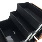 TZ Case AB-14 Aluminum Compact Beauty Case 7.5" x 6.25" x 6.25"