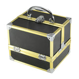 TZ Case AB-14 Aluminum Compact Beauty Case 7.5" x 6.25" x 6.25"