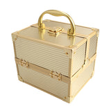 TZ Case AB-14 Aluminum Compact Beauty Case 7.5" x 6.25" x 6.25"