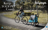 Ibiyaya® - 2.0 Foldable 3-Wheel Pet Stroller-Trailer Combo for Running & Hiking