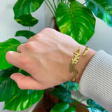 Adjustable Arabic Lettering My Love (حبيبي) Bracelet - Brass Plating For Couples
