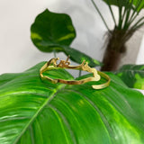 Adjustable Arabic Lettering Palestine W/ Map Bracelet - Brass Plating - Unisex