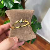 Adjustable Arabic Lettering Palestine W/ Map Bracelet - Brass Plating - Unisex