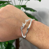 Adjustable Arabic Lettering Palestine W/ Map Bracelet - Brass Plating - Unisex