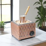 Traditional Handcrafted Copper Sand Coffee Maker Machine – 450W, 110 or 220 Volt